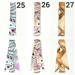 New! 2pc Any Design From 25 to 27 Satin Scarves